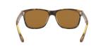 Ray-Ban Mens RB4181 Square Sunglasses, Light Havana/Polarized Brown, 57 mm
