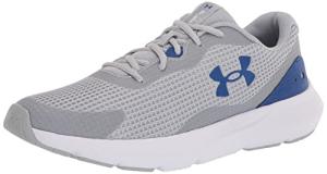 Under Armour Men's Surge 3, Mod Gray/Royal Blue, 10 Medium US