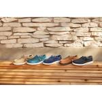 HEYDUDE Men's Wally Stretch Canvas Navy Size 8 | Men's Shoes | Men Slip-on Loafers | Comfortable & Light-Weight