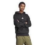 Adidas Essentials Men's Fleece Hoodie - Black/White