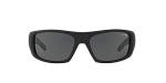 ARNETTE Men's AN4182 Hot Shot Wrap Sunglasses, Fuzzy Black/Grey, 62 mm