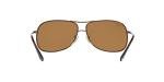 Ray-Ban RB3267 Metal Aviator Sunglasses, Brown/Polarized Brown, 64 mm