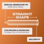 Trojan G.O.A.T. Latex-Free Lubricated Condoms for Men, Patent Pending Ultra Flex Non-Latex Material, Soft, Strong, Odorless & Colorless, 10 Count