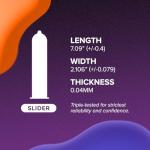 WINK Slider Condoms, 24 count