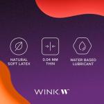 WINK Slider Condoms, 24 count