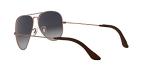 Ray-Ban Unisex Rb3025 Classic Aviator Sunglasses, Copper/Polarized Blue Gradient Grey, 58 mm