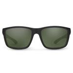 Suncloud Mayor Polarized Sunglasses, Matte Black Frame, Gray Polycarbonate Lenses