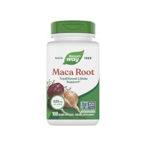 Nature's Way Maca Root, Traditional Libido Support*, 525 mg per Serving, Non-GMO Project Verified, 100 Vegan Capsules (Packaging May Vary)