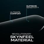 SKYN Supreme Feel Extra Lube Non-Latex Condoms, 8 Count, Ultra-Thin & with 40% Extra Lubrication for a Natural, Smooth Fit