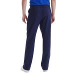 Hanes Essentials Sweatpants, Men’s Cotton Jersey Pants with Pockets, 33”, Navy, Medium