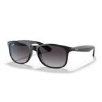 Ray-Ban RB4202 601/8G 55MM Black/Grey Gradient Square Sunglasses for Men for Women