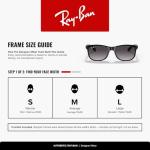 Ray-Ban RB4202 601/8G 55MM Black/Grey Gradient Square Sunglasses for Men for Women
