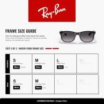 Ray-Ban RB4202 601/8G 55MM Black/Grey Gradient Square Sunglasses for Men for Women