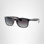 Ray-Ban RB4202 601/8G 55MM Black/Grey Gradient Square Sunglasses for Men for Women