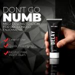 AlphaMale Premium Delay Cream - Last Longer in Bed - Desensitizing Creme with 7.5% Benzocaine - No-Mess Alternative to Delay Spray - To Prolong Intimacy - 1oz