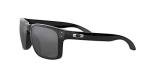 Oakley Mens OO9102 Holbrook Square Sunglasses,Polished Black/Prizm Black,57mm
