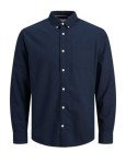 Navy Slim Fit Casual Shirt for Men