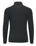 WILLIT Men's Fleece Quarter Zip Pullover - Black