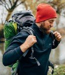 WILLIT Men's Fleece Quarter Zip Pullover - Black