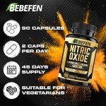 High-Performance Nitric Oxide Supplements - 90 Capsules