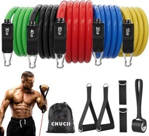 Resistance Bands with Handles for Home Workouts