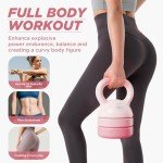 MIKE SPORT 3-in-1 Adjustable Kettlebell Set