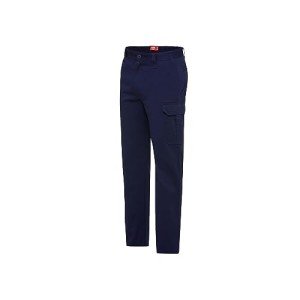 Hard Yakka Men's Navy Cargo Drill Pants, Size 87