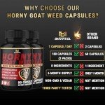 Horny Goat Weed Capsules - 2 Pack Supply