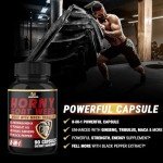 Horny Goat Weed Capsules - 2 Pack Supply