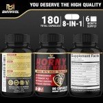 Horny Goat Weed Capsules - 2 Pack Supply