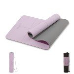 HERUI Anti-Slip Yoga Mat with Alignment Lines