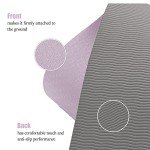 HERUI Anti-Slip Yoga Mat with Alignment Lines