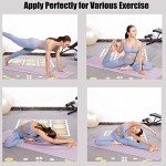 HERUI Anti-Slip Yoga Mat with Alignment Lines