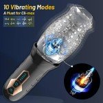 Electric Male Masturbator with 10 Vibrating Modes