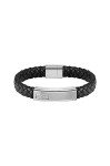 Boss Hugo Men's Leather Bracelet - Medium Size