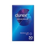 Durex Originals Regular Fit Latex Condoms - 30 Pack