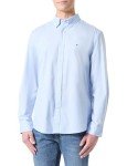 Tommy Hilfiger Men's Flex Poplin Shirt, Sweet Blue