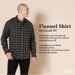 Men's Blue Buffalo Plaid Long-Sleeve Flannel Shirt