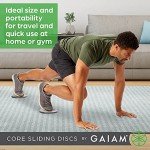 Gaiam Core Sliding Discs - Versatile Workout Sliders