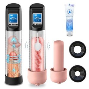 Electric Vacuum Pump with Vibrating Pocket Pussy