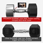 PROIRON 8kg Rubber Dumbbells for Home Gym