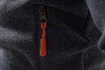 Men's Dark Grey Full-Zip Hoodie with Pockets