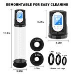 Electric Enlargement Pump for Men with Cock Rings