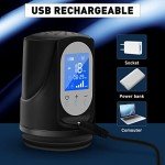 Electric Enlargement Pump for Men with Cock Rings