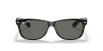 Ray-Ban New Wayfarer Polarised Sunglasses - Black/Green