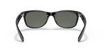 Ray-Ban New Wayfarer Polarised Sunglasses - Black/Green