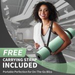 CAMBIVO TPE Yoga Mat for All Ages, Mint Green