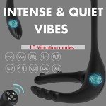 LATUNE Caden Taint Buzzing Cock Ring & Vibrator