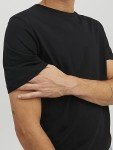 JACK & JONES Men's Black Round Neck T-Shirt