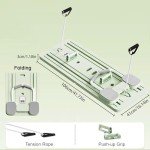 Pilates Board Set with Foldable Ab Roller